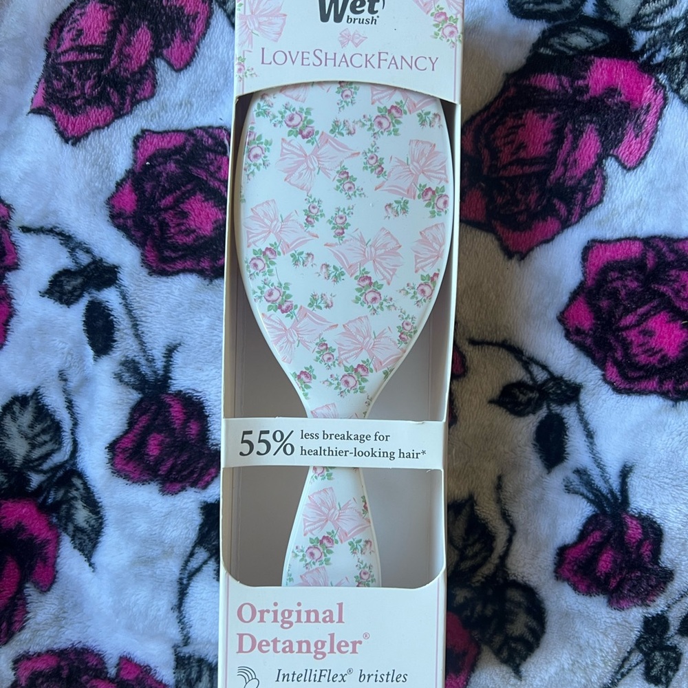 LoveShackFancy Pink and White Floral Hair Accessory